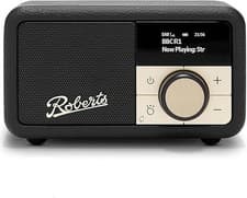 Image of Roberts Revival PETITE FM/DAB/DAB+ Digital Radio with Bluetooth Black