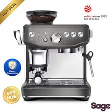 Image of SAGE The Barista Express Impress Bean-to-Cup Coffee Machine - Black Stainless...
