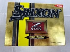 Image of srixon z star golf balls yellow x 12 new in box
