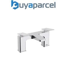 Image of Bristan Delgado Bath Filler Chrome Bath Filler Mixer Tap with Ceramic Discs