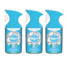 Image of Airpure Fresh Linen Air Freshener for Home & Office 250ML- Pack Of 3
