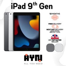 Image of New RE-SEALED Apple iPad 9th Gen 2021 10.2" 64GB / 256GB WiFi + 4G ,Silver/ Grey