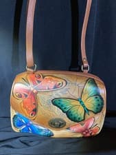 Image of purses and handbags leather crossbody