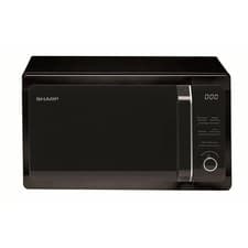 Image of Sharp R664KM 20L Microwave with Grill 800W 1000W Black 5 Power Levels UK