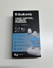 Image of Skullcandy Grind Light Grey/Blue True Wireless Bluetooth Headphones Earphones