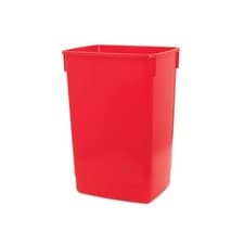Image of Addis 60 Litre Flip Top Bin Base Red 510899