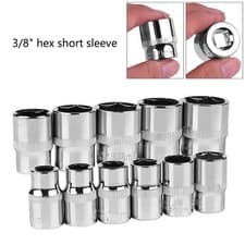 Image of Silver Hex Key Socket Wrench Metric Double End Hexagon Tool High Torque Design