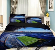 Image of 3D Stadium Real Madrid CF Quilt Cover Set Bedding Sets Pillowcases