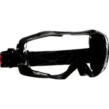 Image of 3M GG6001SGAF-BLK Safety Goggles Anti-Fog Anti-Scratch Coating Black