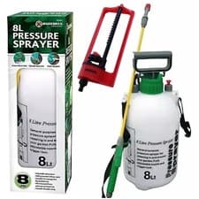 Image of MARKSMAN Garden Hand Pump Pressure Lance Sprayer 8 Litre & 15 Jets Adjustable UK