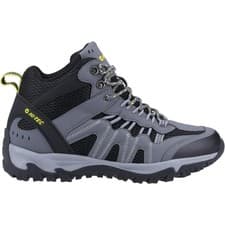 Image of Hi Tec Jaguar Mid Boots Graphite/Black/Citron Dri Tec waterproof and breathabl