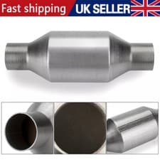 Image of UNIVERSAL 2" INCH SPORTS CAT CATALYTIC CONVERTER HIGH FLOW 400 CELL STAINLESS-