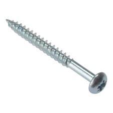 Image of Forgefix General Purpose Pozi Compatible Screw Round Head TT ZP 2in x 10 Box 200