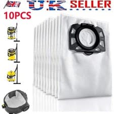 Image of 10x Vacuum Bags for Karcher WD4 WD5 WD6 P Premium MV4 MV5 P KFI 487 WD5.300M*^