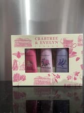 Image of Quality CRABTREE & EVELYN Hand Therapy 3 x 25g New pear Magnolia rose lavender