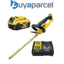 Image of Dewalt DCM563M1 18v Cordless Hedge Trimmer Cutter + 1 x 4.0ah Battery + Charger