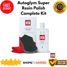 Image of Autoglym Super Resin Polish Complete 3 Piece Car Care Kit Shine & Protection