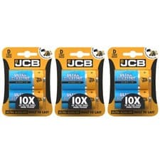 Image of Pack of 6 JCB Ultra Alkaline D Batteries – Reliable for Remote Controls