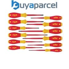 Image of Wiha 41003 SoftFinish® electric slimFix Screwdriver Set, 12 Piece WHA41003