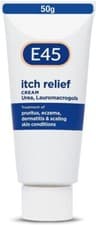 Image of E45 Itch Relief Cream 50 g – Anti Itch Cream for Skin Irritation – Non-Greasy to