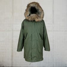 Image of Unissued U.S. Military Issue M65 M-1965 Fishtail Parka Fits Large