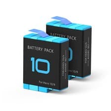 Image of 2 PACK Batteries For GoPro Hero 9 Hero10 Black AHDBT-901 ADDBD-001 Hero 9/10