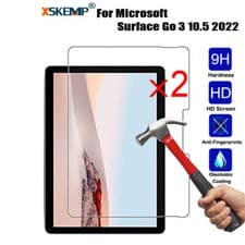 Image of 2Pcs TEMPERED GLASS Screen Protector Microsoft Surface Go 3 10.5 2022 Ultra Slim