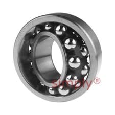 Image of 1308 Budget Self Aligning Ball Bearing with Cylindrical Bore 40x90x23mm
