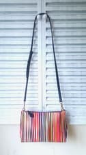 Image of BNWT Authentic Paul Smith Crossover Stripe Pochette Handbag RRP £385 (#10a)