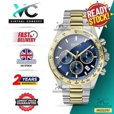 Image of HUGO BOSS HB1513767 Men's Hero Sport Lux Stainless Steel Chrono Mens Watch 45mm