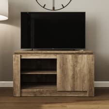 Image of Canyon Compact TV Unit Grey Oak