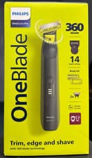 Image of PHILIPS OneBlade Pro 360 Wet & Dry Trim, Edge & Shave| Face & Body | QP6542/15