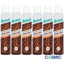 Image of 6 X Batiste Dry Shampoo Dark & Deep Brown 200ml