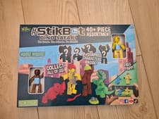 Image of STIKBOT DINO SAFARI PACK 40 PIECE ASSORTMENT PLAY SET with 4 surprise figures !