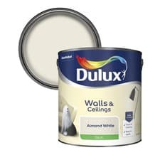 Image of Dulux Silk Smooth Creamy Emulsion Walls Ceilings Paint 2.5L Colours
