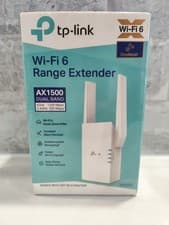 Image of New Sealed TP Link RE505X AX1500 Dual Band Mesh WiFi Range Extender Wireless