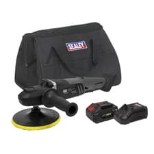 Image of Sealey Brushless Rotary Polisher Kit Ø180mm 20V 4Ah SV20 Series CP20VRPXKIT1