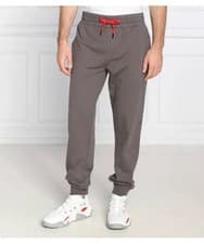 Image of HUGO BOSS Mens Grey Fleece Monologo Joggers Size Medium BNWT C1599