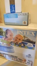 Image of Intex 10ft x 30in Easy Set Pool with Filter Pump COVER and chlorine filter EXTRA