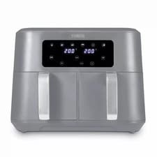 Image of Tower Vortx 8.5 Litre Dual Basket Air Fryer in Grey | T17137CGRY | Brand New