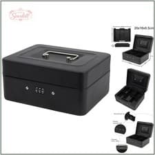 Image of Advanced 8-Inch Combination Lock Box with Removable Money Tray for All Occasions