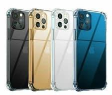 Image of Clear Gel Back Case For iPhone 16 Pro Max/15/14/13/12 Shock-Proof Silicone Cover
