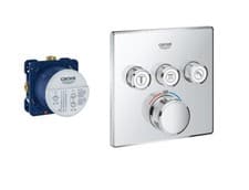 Image of Grohe Grohtherm SmartControl Shower thermostat 3 Way valve Trimset & Smart Box