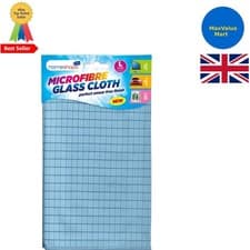 Image of Luxury Microfiber Glass Cleaning Cloth 40x40 cm - Lint-Free & Streak-Free Shine