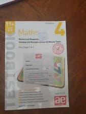 Image of 11+ Maths Year 5-7 Testbook 3: Numerical Reasoning Standard & Multiple-Choice...