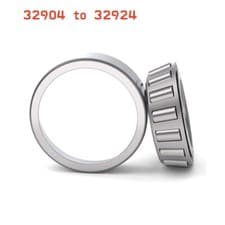 Image of Metric Single Row Series 32904 to 32924 High Quality Tapered Roller Bearing
