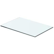 Image of 1/2x Shelves Panel Glass Clear Sheet Shelf Panel Ledge Multi Sizes vidaXL
