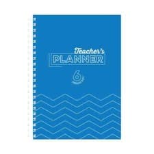 Image of Silvine A4 Academic School Planner and Record Book Blue EX202