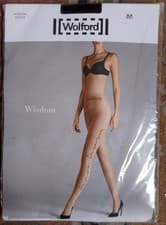 Image of Wolford Wisdom Tights - Black, Medium