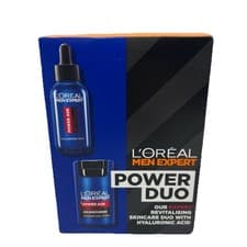 Image of L'Oreal Men Expert Power Age Duo Revitalising Hyaluronic Acid Gift Set NEW